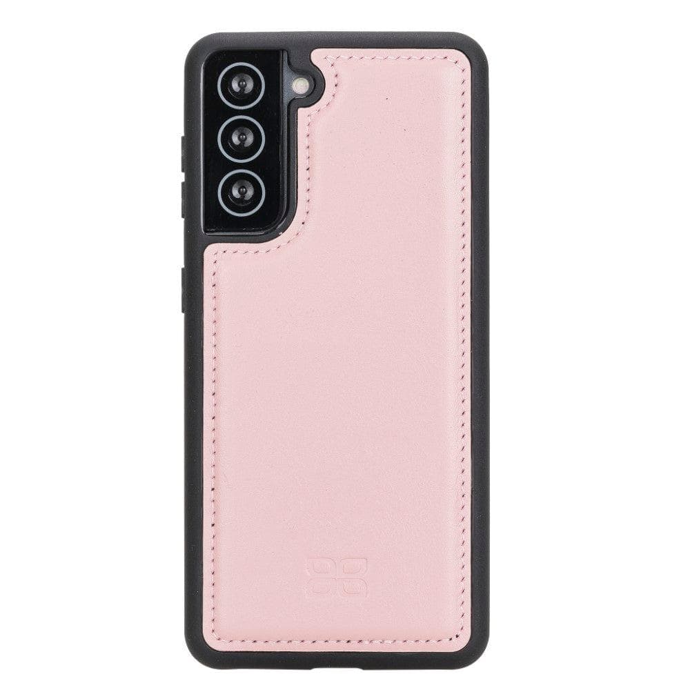 Bouletta Flex Cover Back Leather Cases for Samsung Galaxy S21 Series S21 6.2" / Pink