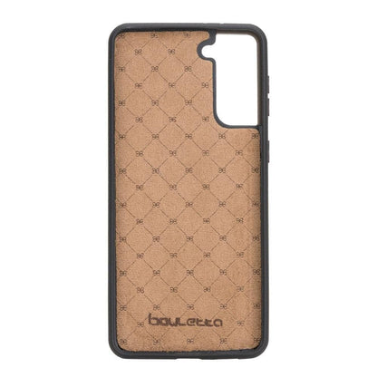 Bouletta Flex Cover Back with Card Holder Leather Cases for Samsung Galaxy S21 Series