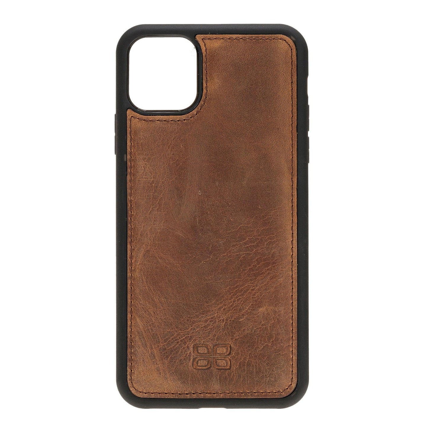 Bouletta Flex Cover Leather Back Cover Case for Apple iPhone 11 Series iPhone 11 Promax 6.5" / Antic Brown