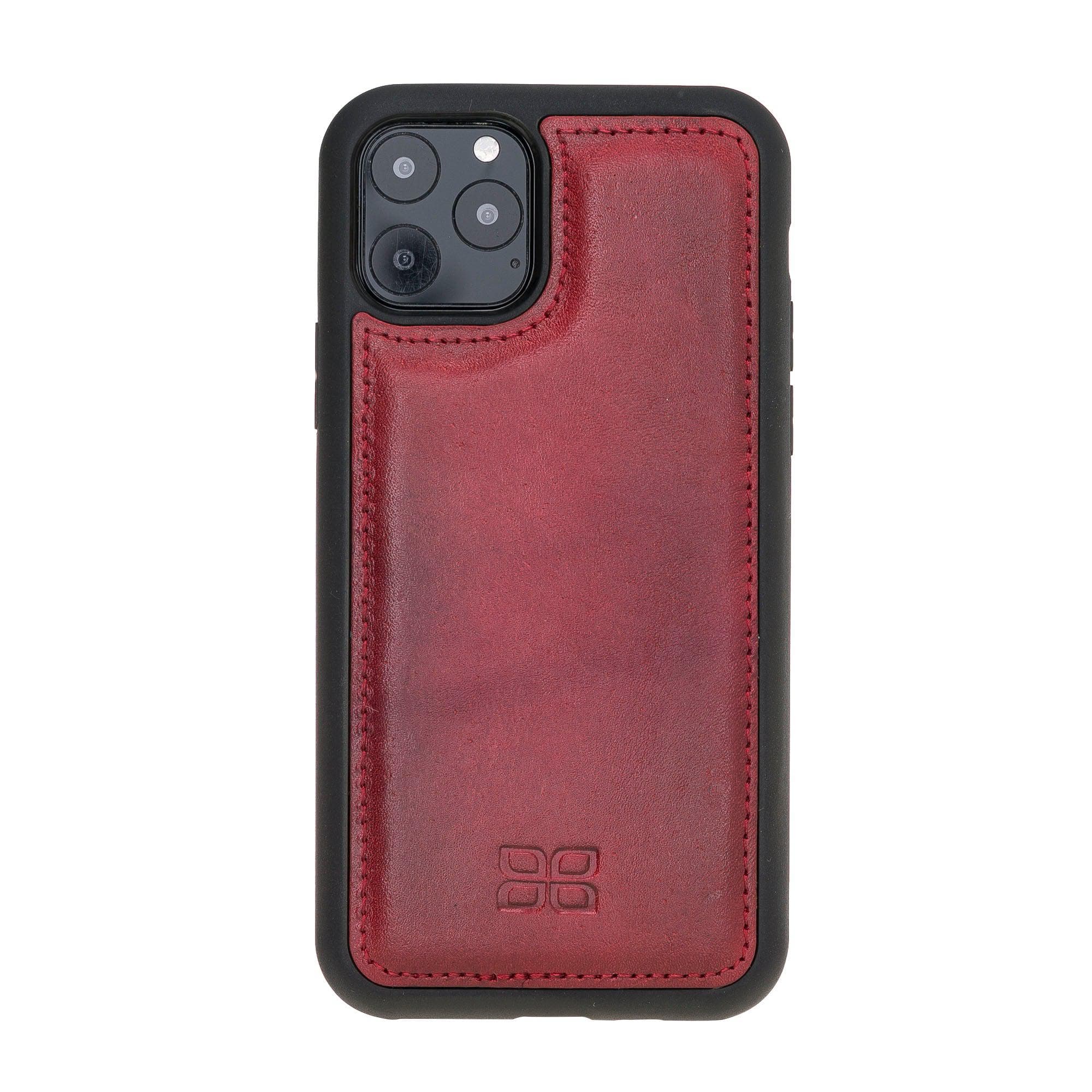 Bouletta Flex Cover Leather Back Cover Case for Apple iPhone 11 Series iPhone 11 Pro 5.8" / Red