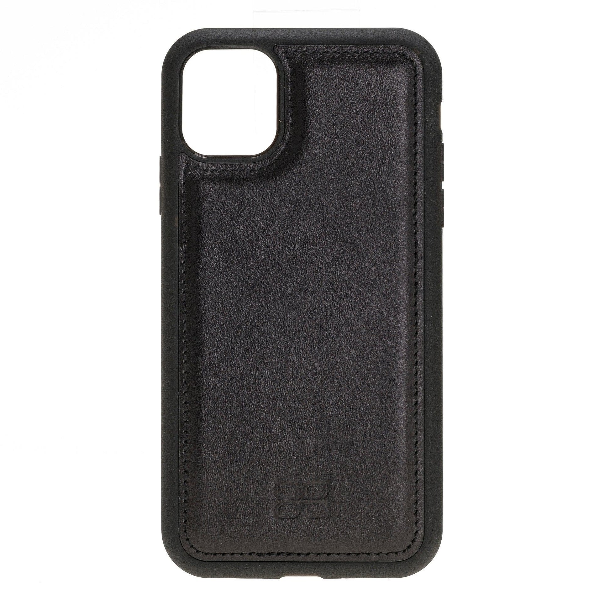 Bouletta Flex Cover Leather Back Cover Case for Apple iPhone 11 Series iPhone 11 6.1" / Black