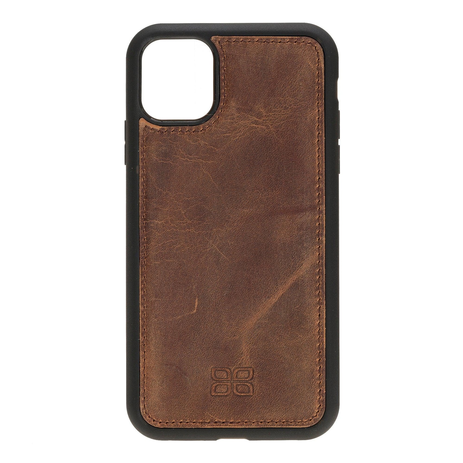 Bouletta Flex Cover Leather Back Cover Case for Apple iPhone 11 Series iPhone 11 6.1" / Antic Brown