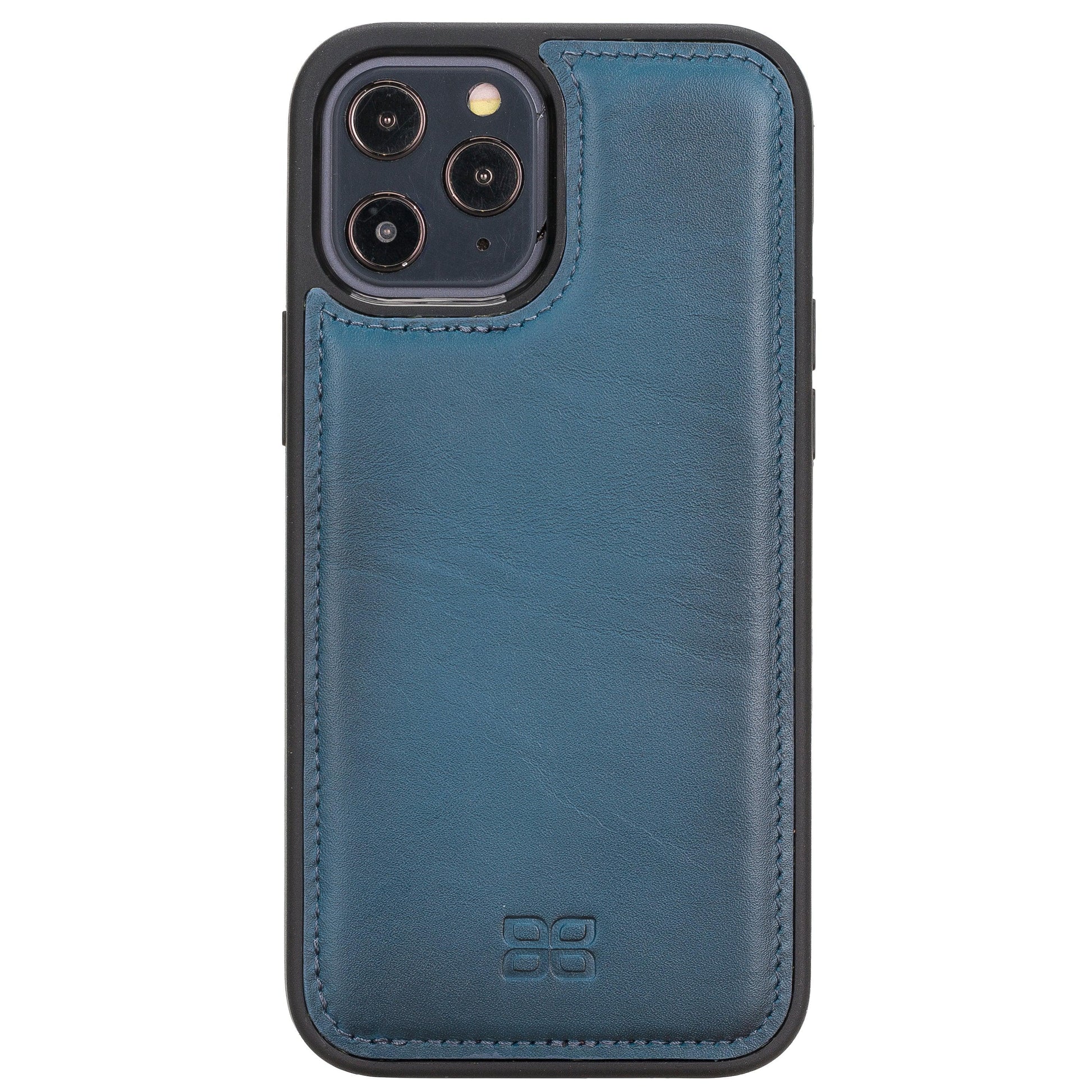 Bouletta Flexible Leather Back Cover for Apple iPhone 12 Series iPhone 12 Pro Max / Blue