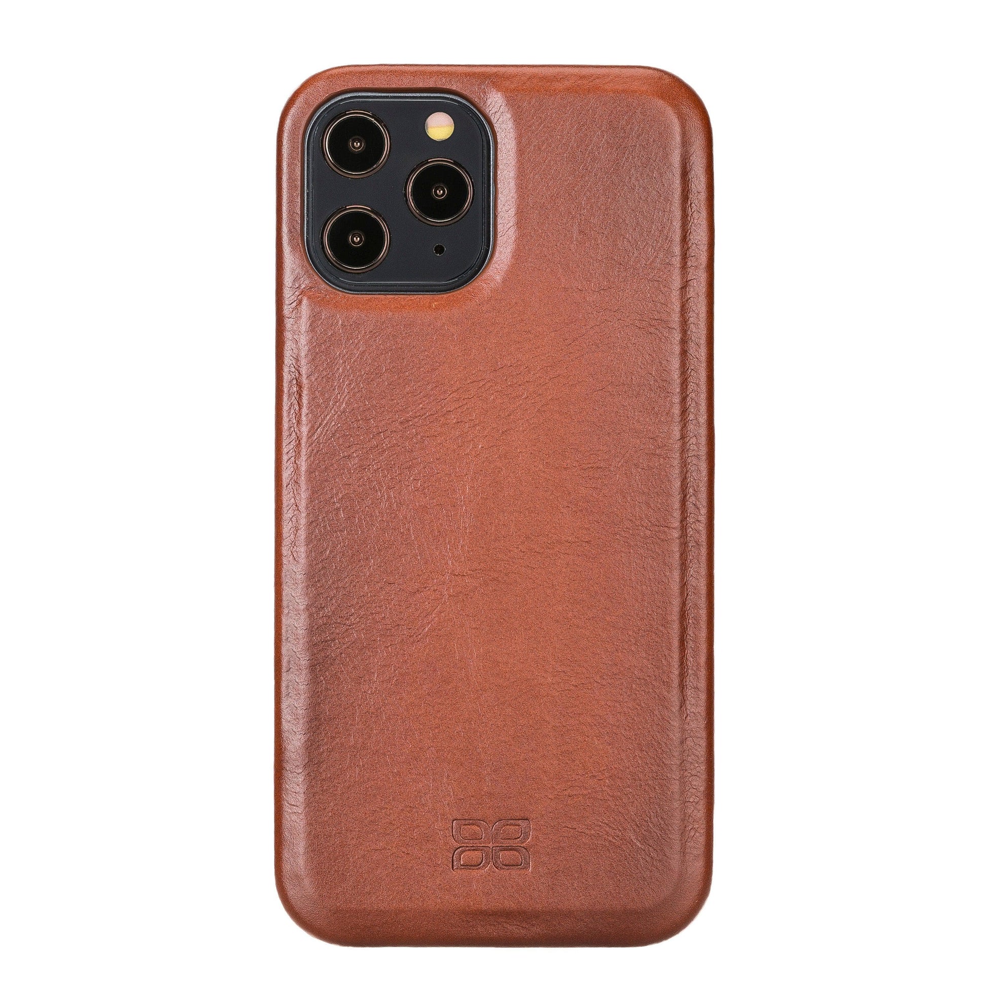 Bouletta Fully Leather Back Cover for Apple iPhone 12 Series iPhone 12 Pro Max / Tan