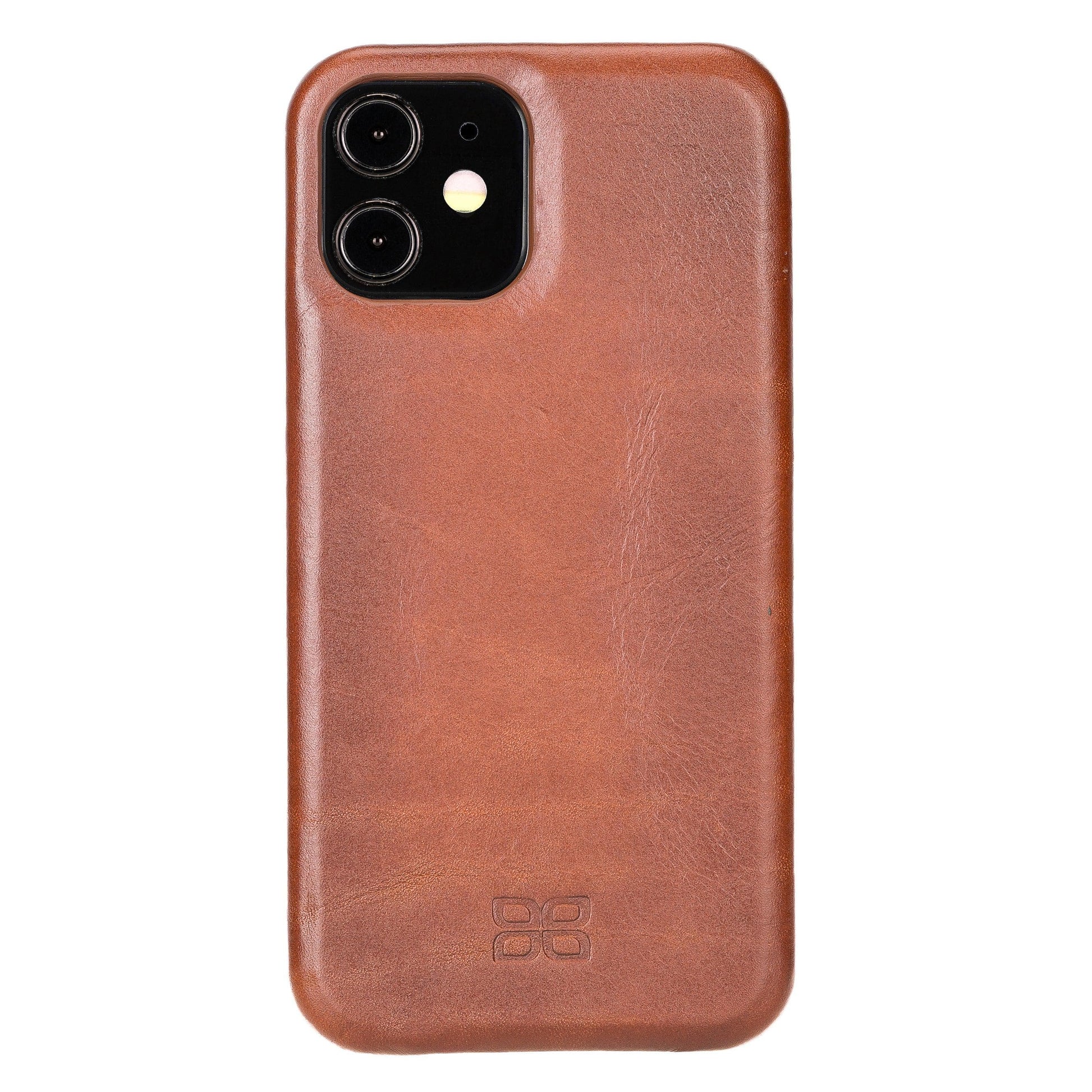 Bouletta Fully Leather Back Cover for Apple iPhone 12 Series iPhone 12 Pro / Tan