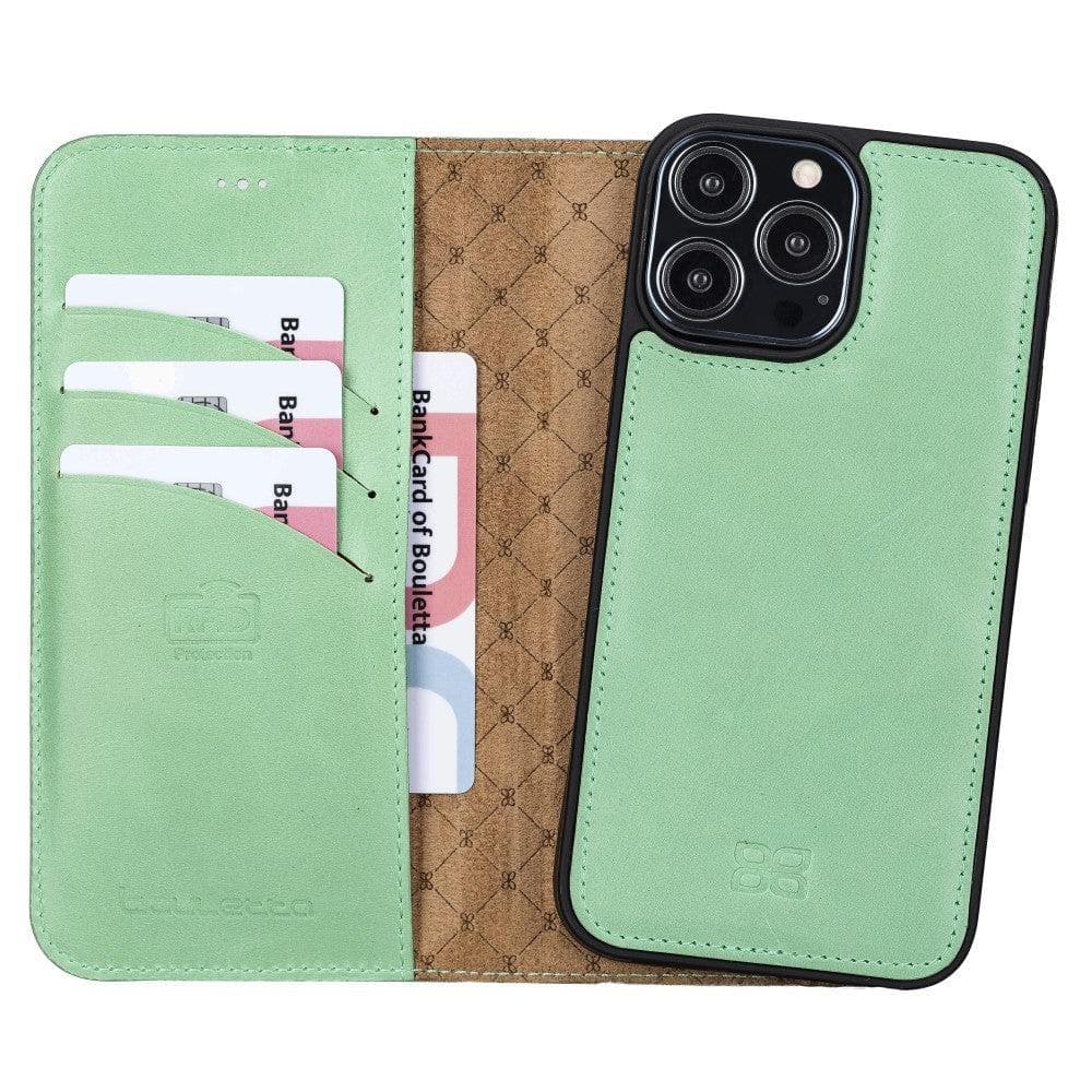 Bouletta Limited Edition Apple iPhone 13 Pro Max and iPhone 13 Pro Detachable Leather Wallet Case