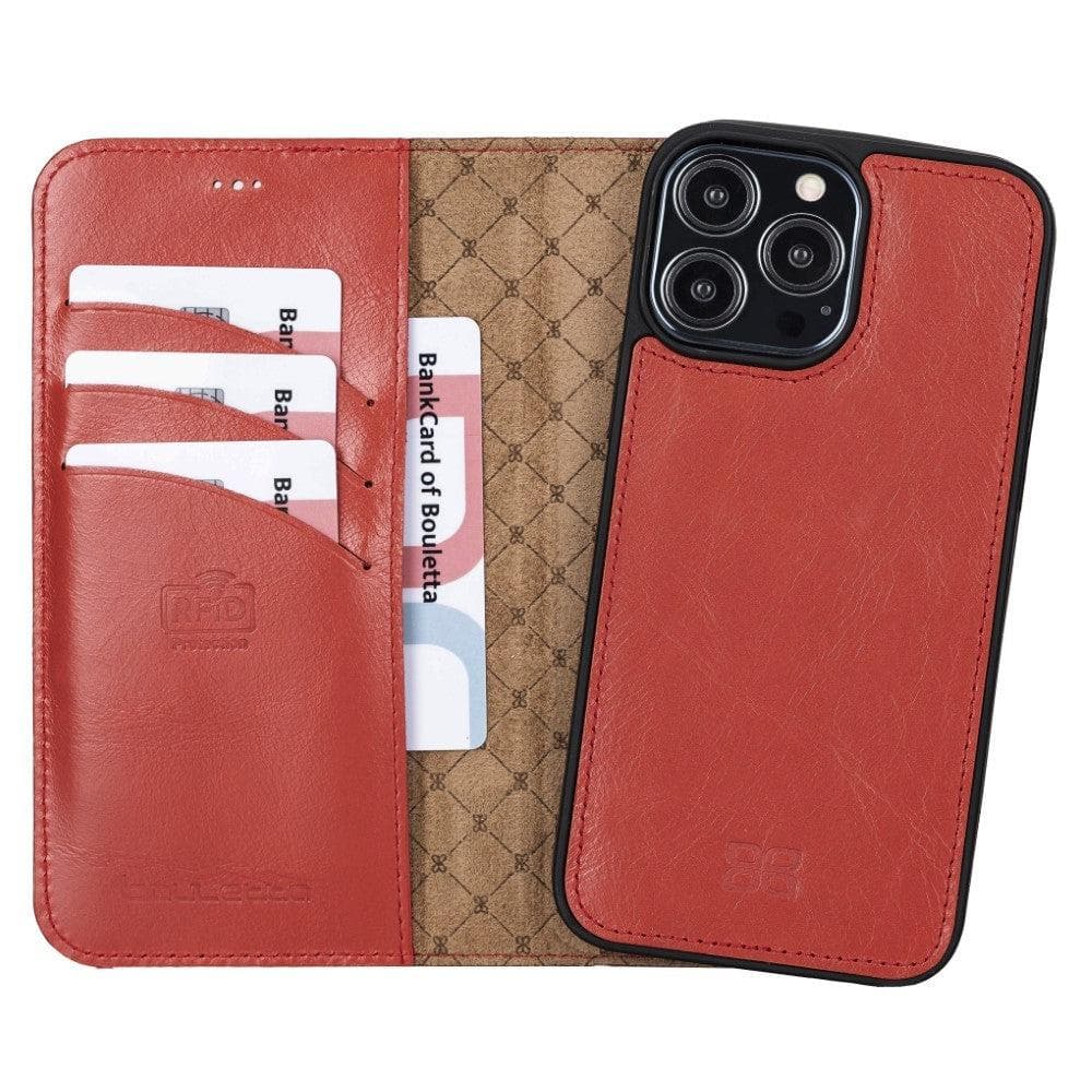 Bouletta Limited Edition Apple iPhone 13 Pro Max and iPhone 13 Pro Detachable Leather Wallet Case