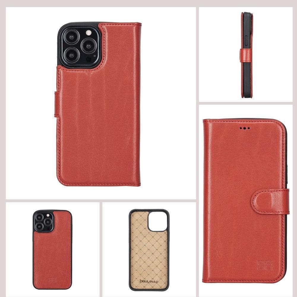 Bouletta Limited Edition Apple iPhone 13 Pro Max and iPhone 13 Pro Detachable Leather Wallet Case