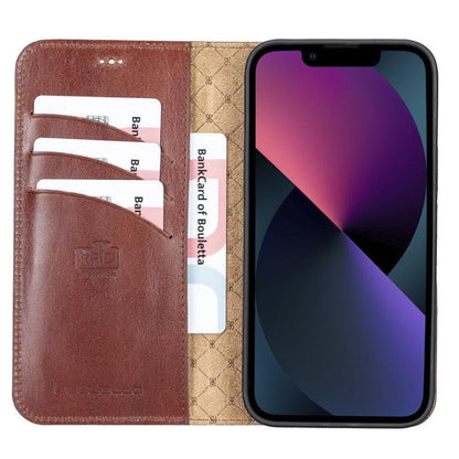 Bouletta Limited Edition Apple iPhone 13 Pro Max and iPhone 13 Pro Detachable Leather Wallet Case