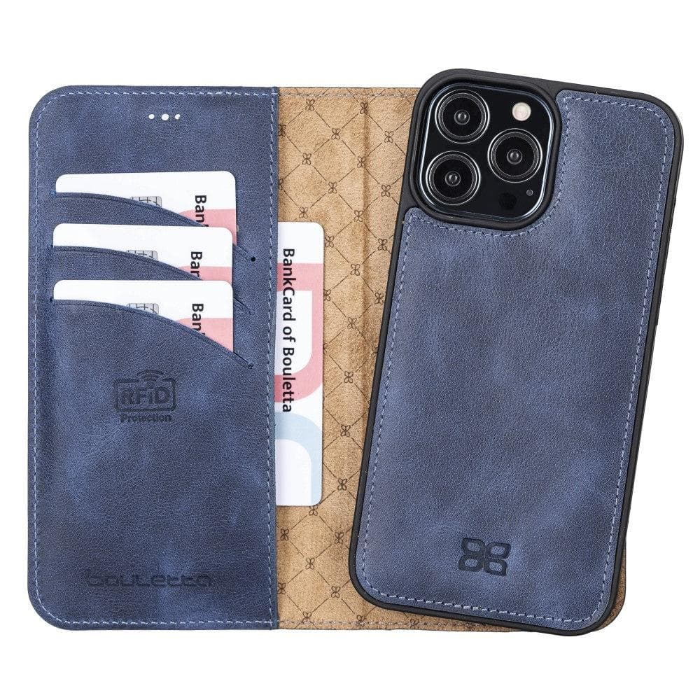 Bouletta Limited Edition Apple iPhone 13 Pro Max and iPhone 13 Pro Detachable Leather Wallet Case