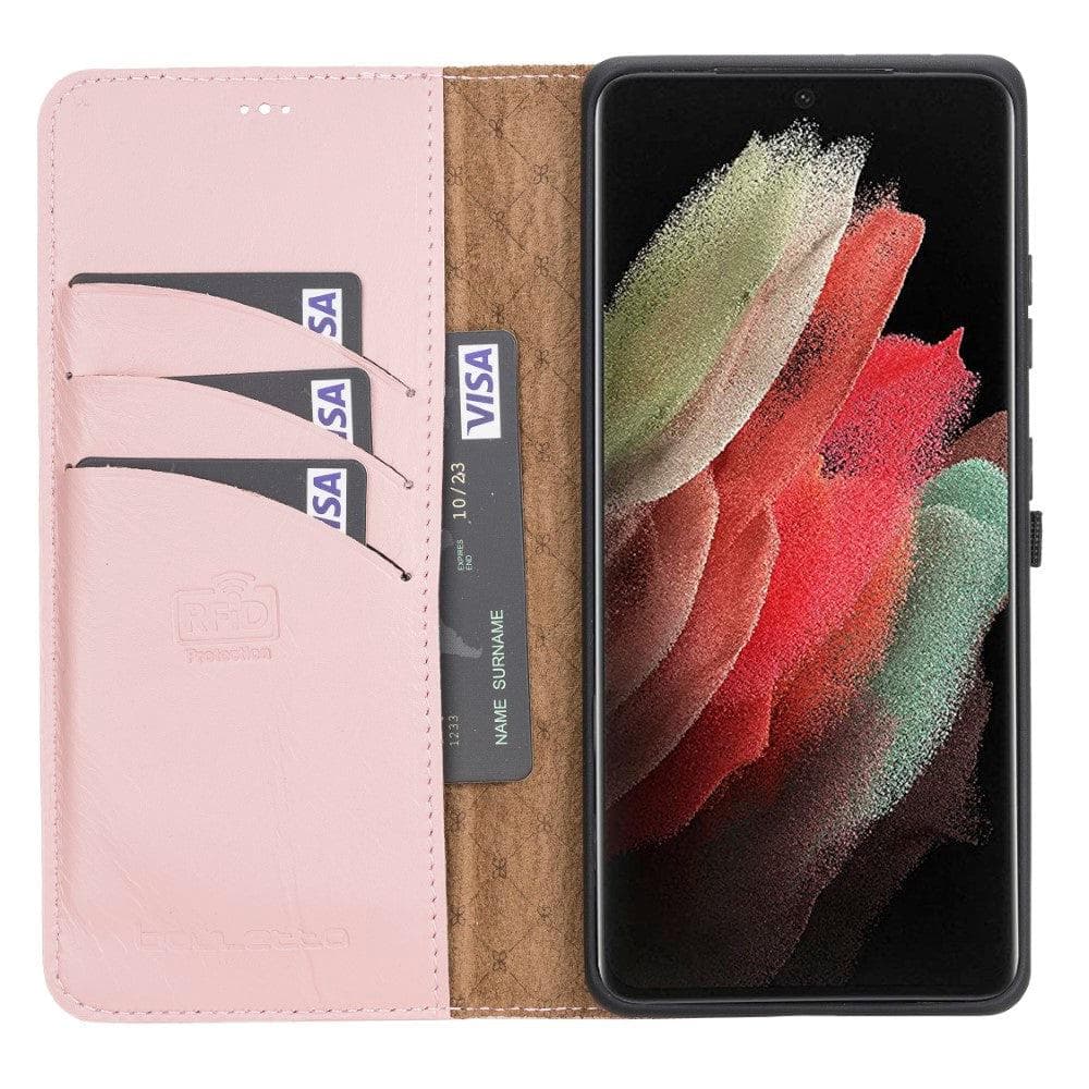 Bouletta Magnetic Detachable Leather Wallet Cases for Samsung Galaxy S21 Series