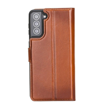 Bouletta Magnetic Detachable Leather Wallet Cases for Samsung Galaxy S21 Series