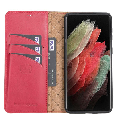 Bouletta Magnetic Detachable Leather Wallet Cases for Samsung Galaxy S21 Series