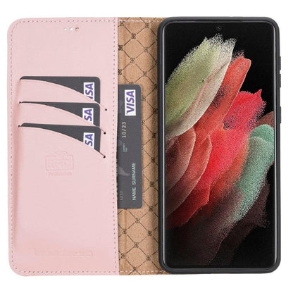 Bouletta Magnetic Detachable Leather Wallet Cases for Samsung Galaxy S21 Series