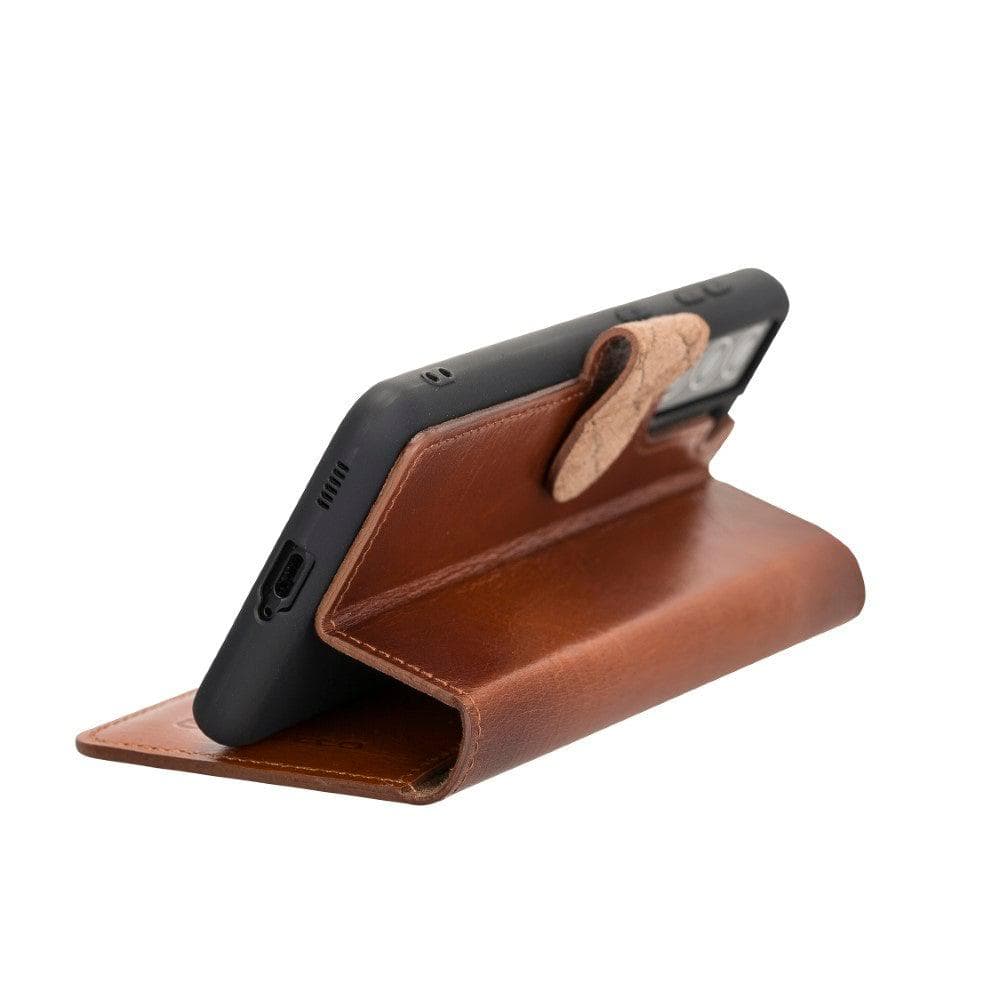 Bouletta Non-Detachable Leather Wallet Cases for Samsung Galaxy S21 Series