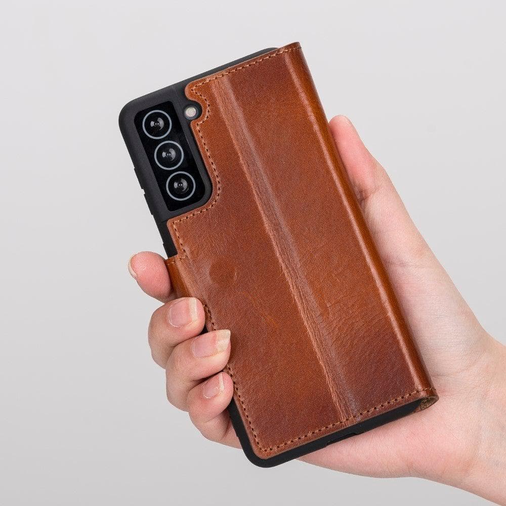 Bouletta Non-Detachable Leather Wallet Cases for Samsung Galaxy S21 Series