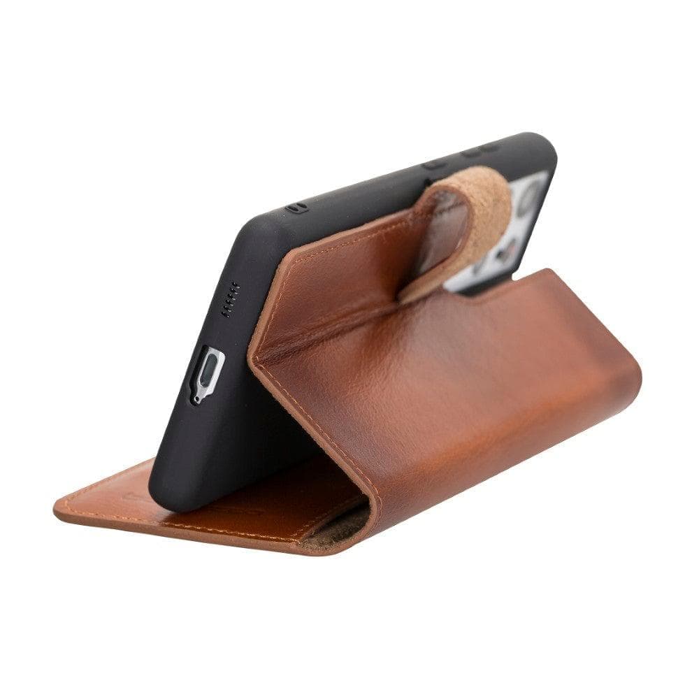 Bouletta Non-Detachable Leather Wallet Cases for Samsung Galaxy S21 Series