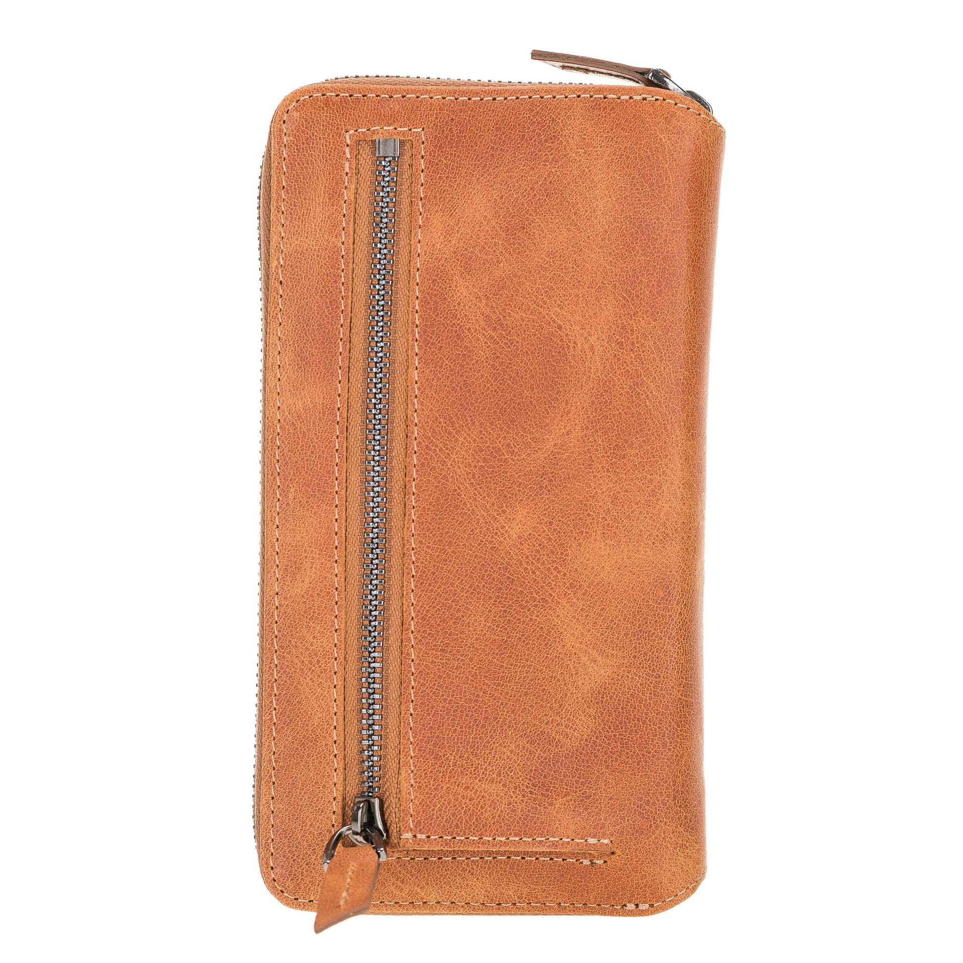 Bouletta Detachable Leather Zipper Wallet Cases for Apple iPhone 12 Series