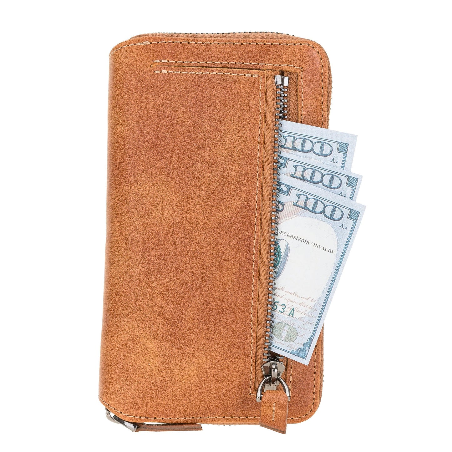 Bouletta Detachable Leather Zipper Wallet Cases for Apple iPhone 12 Series