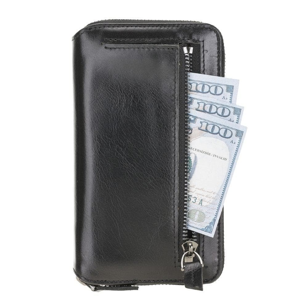 Bouletta Detachable Leather Zipper Wallet Cases for Apple iPhone 12 Series