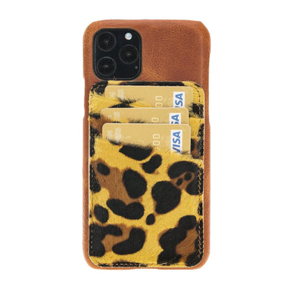 Bouletta Ultimate Jacket Cases with Detachable Card Holder for iPhone 11 Series iPhone 11 Pro Max / Brown-Leopard