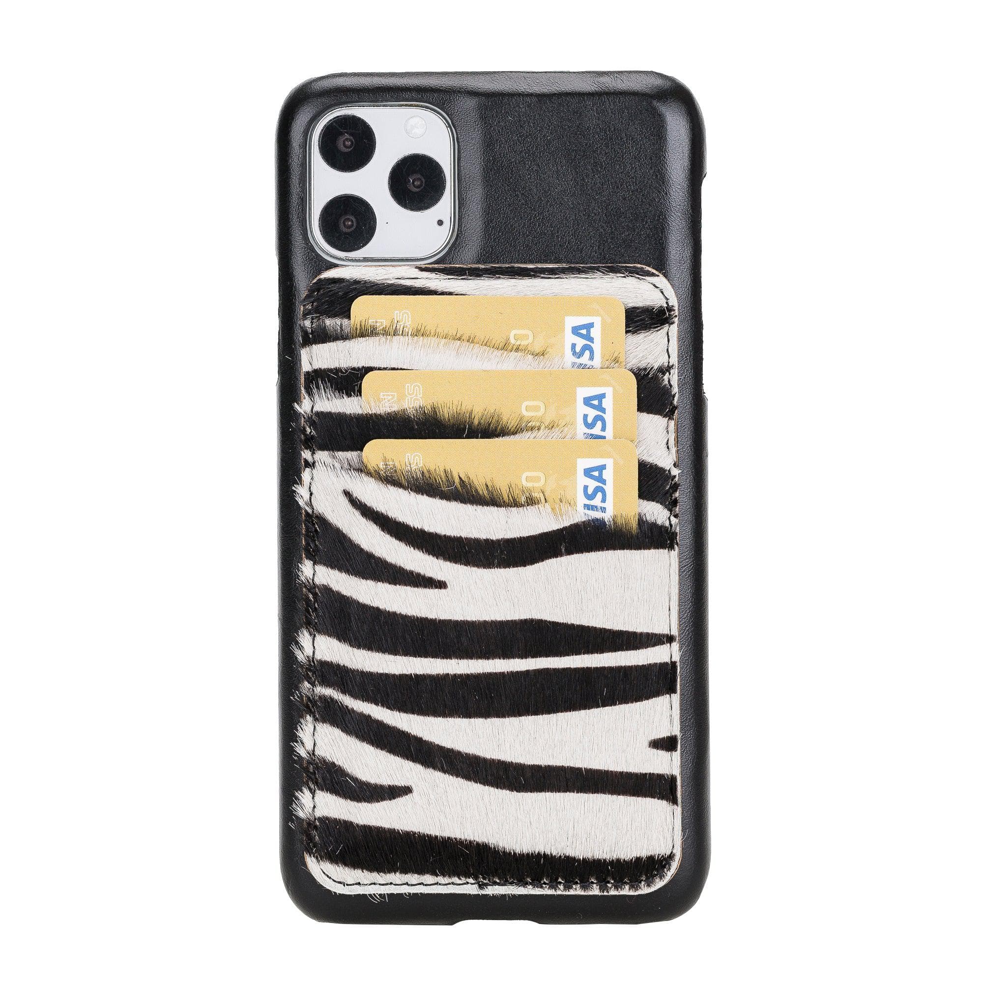 Bouletta Ultimate Jacket Cases with Detachable Card Holder for iPhone 11 Series iPhone 11 Pro Max / Black-Zebra