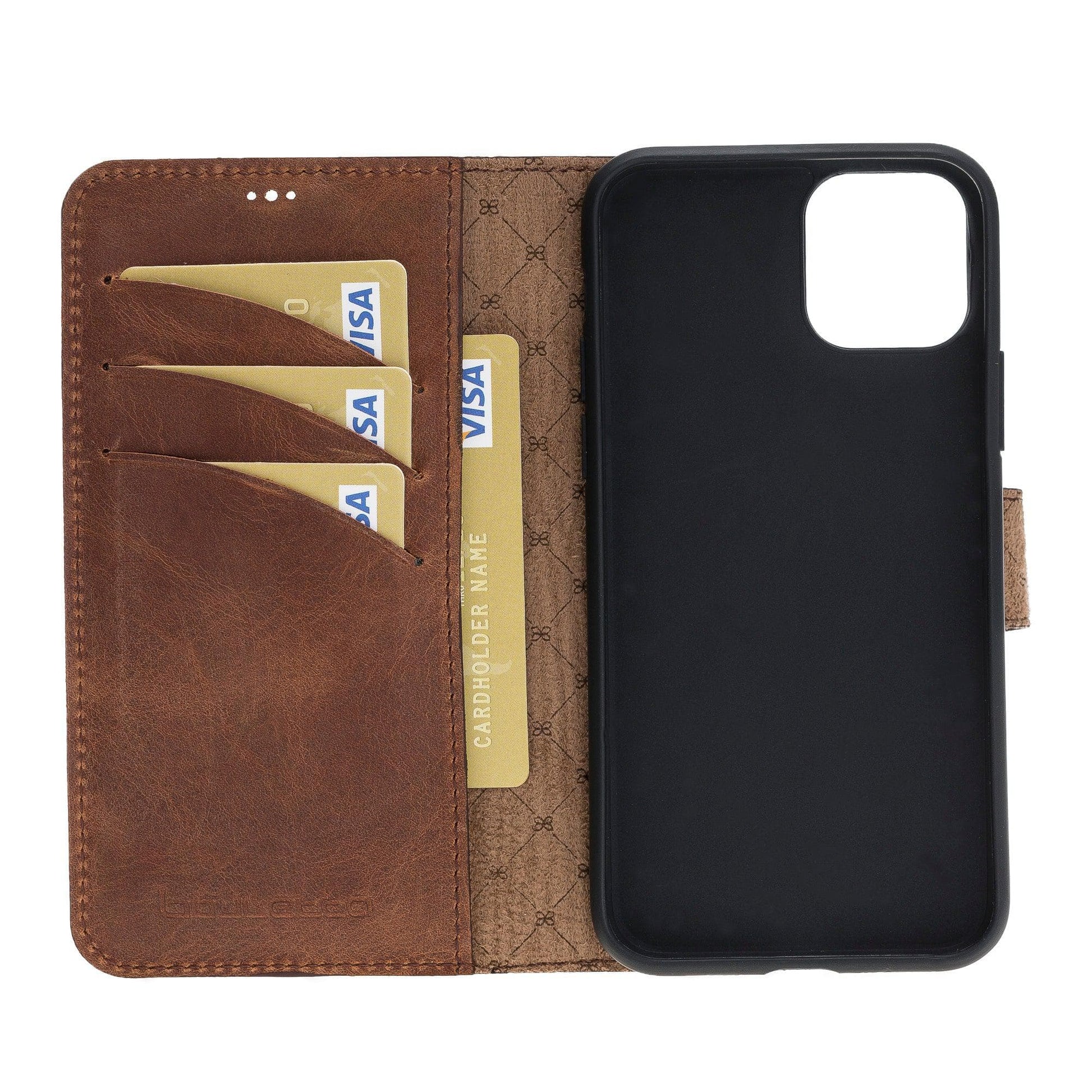 Bouletta Wallet Folio with ID Slot Leather Wallet Case For Apple iPhone 11 Series