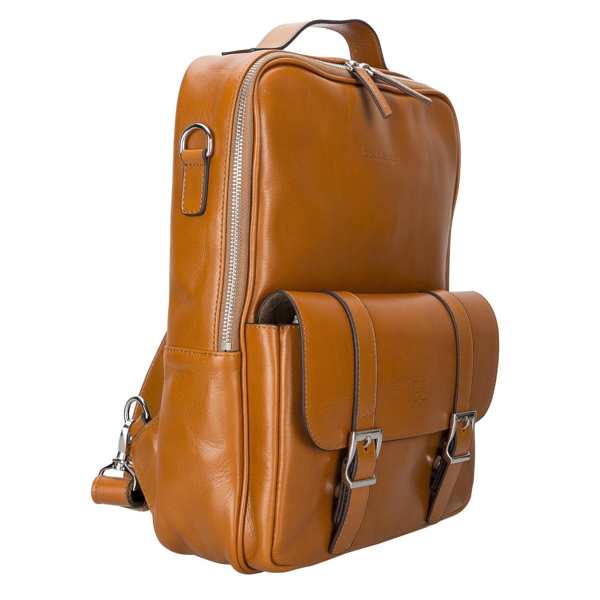 Bouletta Molde Unisex Genuine Leather Backpack for Daily Life or Laptop / MacBook Tan