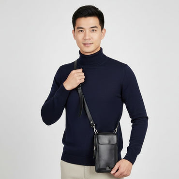 Nino Leather Crossbody Bag