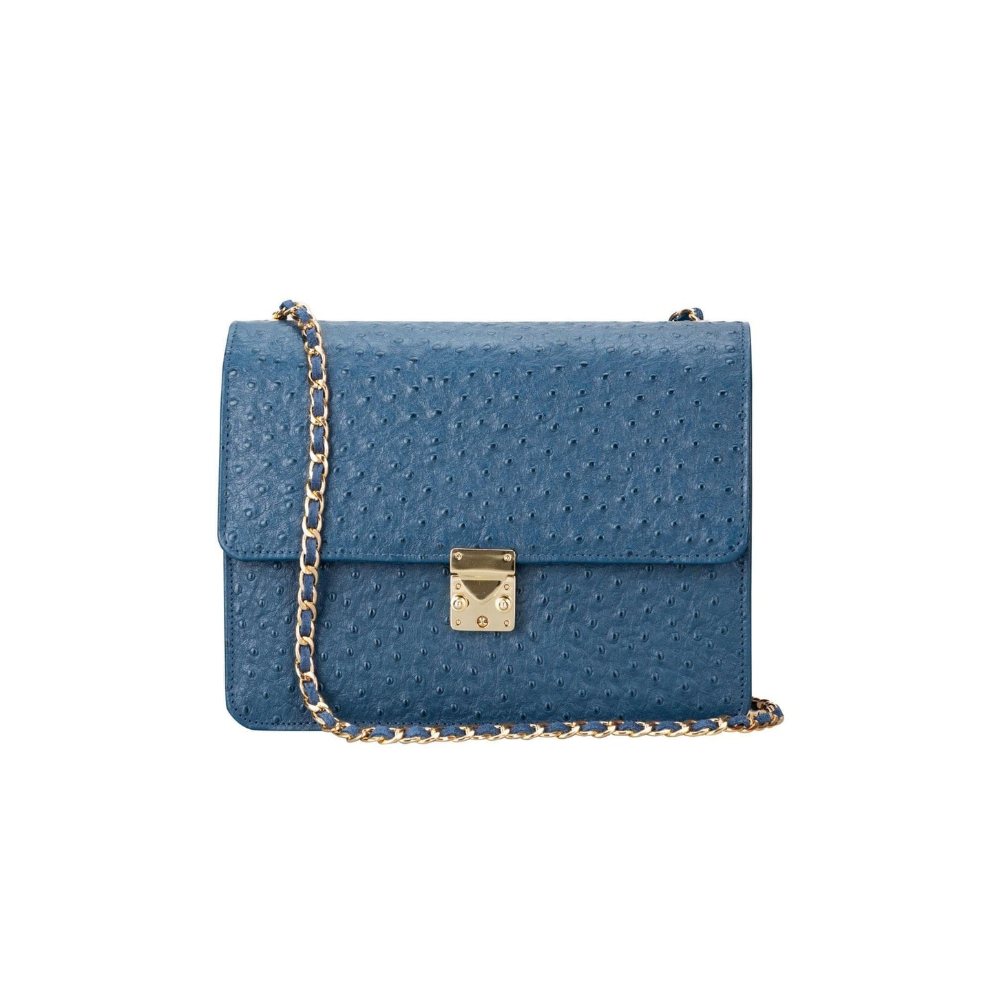 Bouletta Oxi Geniune Leather Women’s Bag Cobalt Ostrich