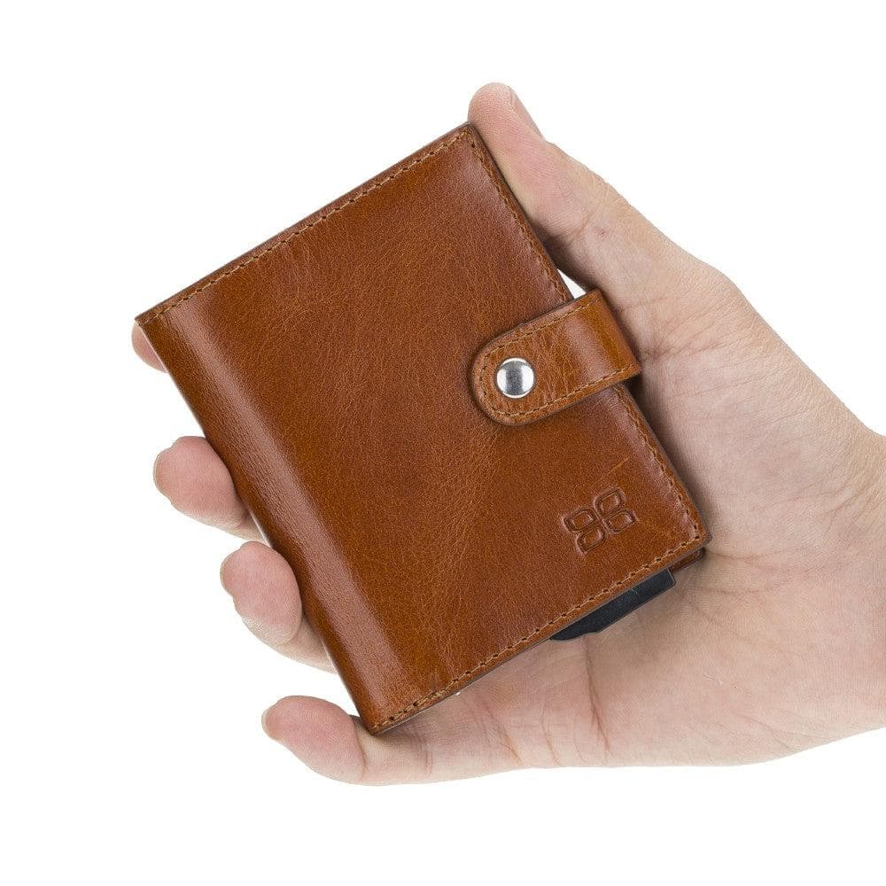 Bouletta Palermo Zip Mechanical Leather Card Holder