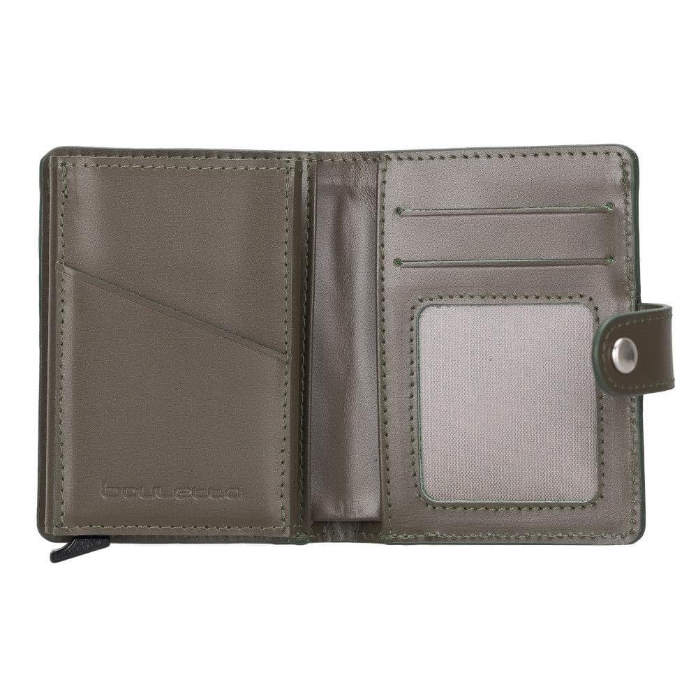 Bouletta Palermo Zip Mechanical Leather Card Holder