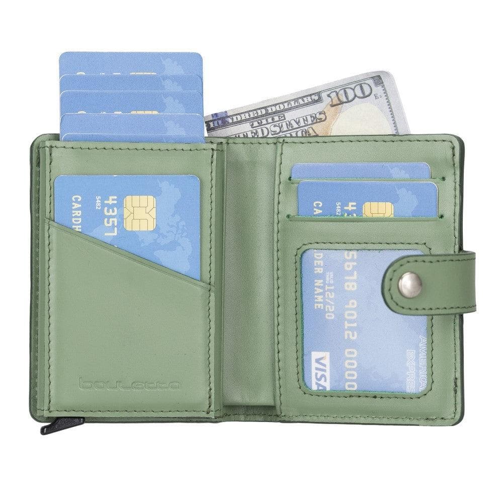 Bouletta Palermo Zip Mechanical Leather Card Holder