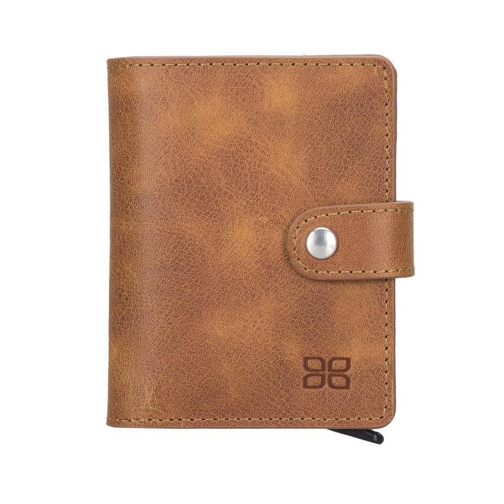 Bouletta Palermo Zip Mechanical Leather Card Holder TN11