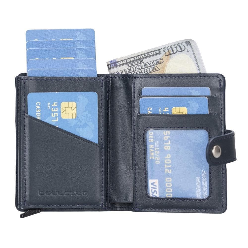 Bouletta Palermo Zip Mechanical Leather Card Holder