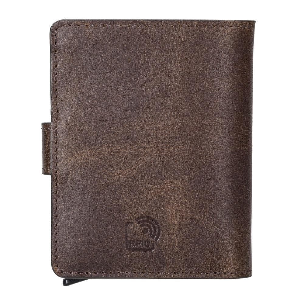 Bouletta Palermo Zip Mechanical Leather Card Holder