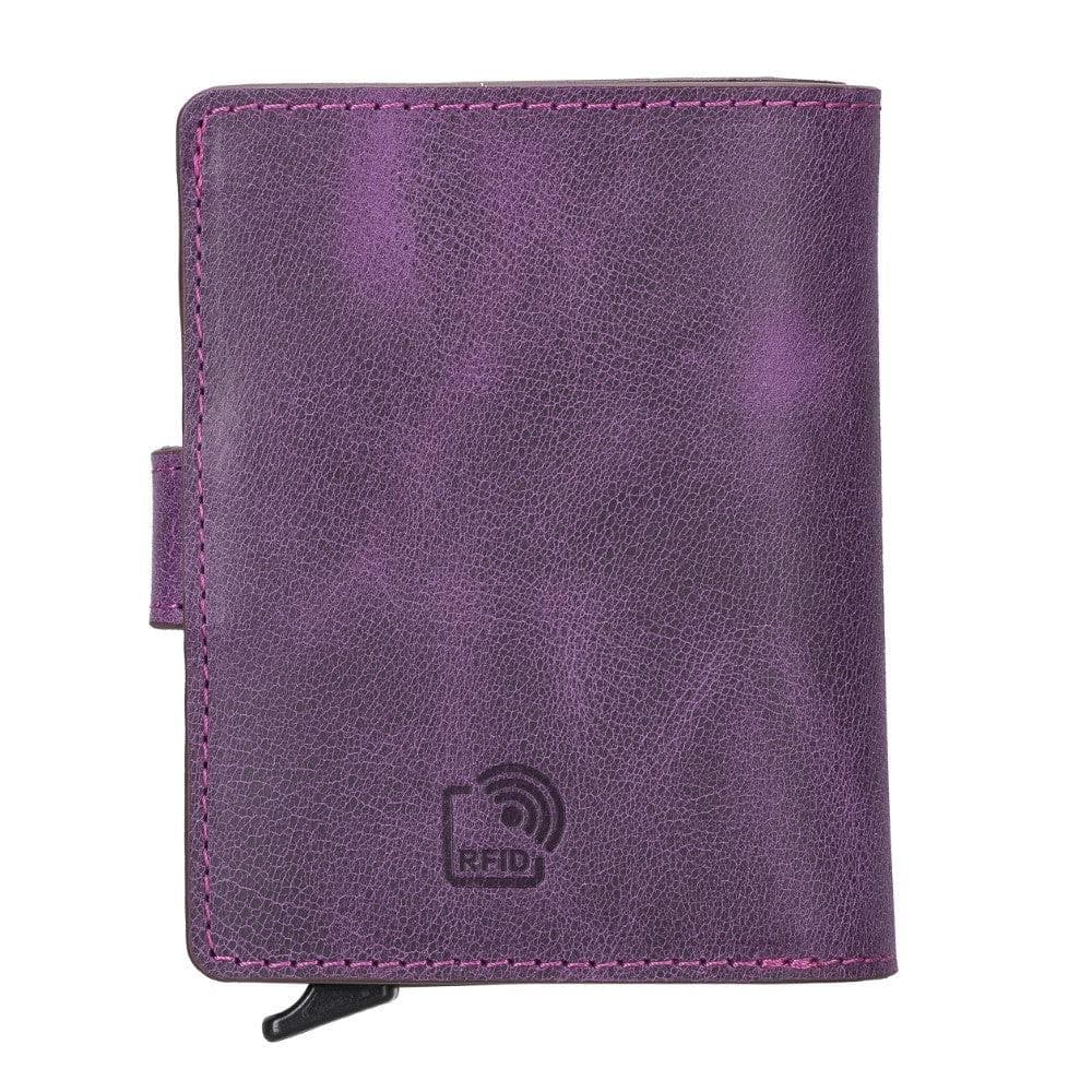 Bouletta Palermo Zip Mechanical Leather Card Holder