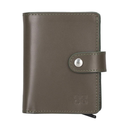 Bouletta Palermo Zip Mechanical Leather Card Holder NP1