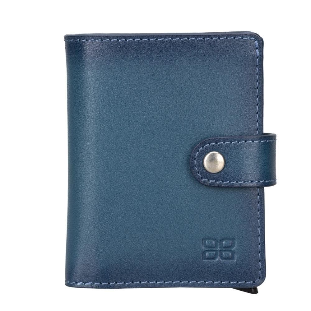 Bouletta Palermo Zip Mechanical Leather Card Holder Brn4ef / Leather