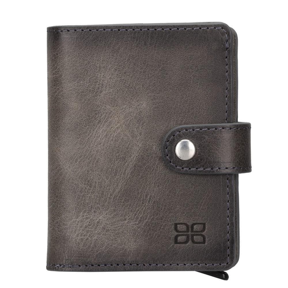 Bouletta Palermo Zip Mechanical Leather Card Holder tn18ef / Leather