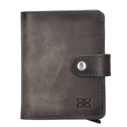 Bouletta Palermo Zip Mechanical Leather Card Holder tn18ef / Leather