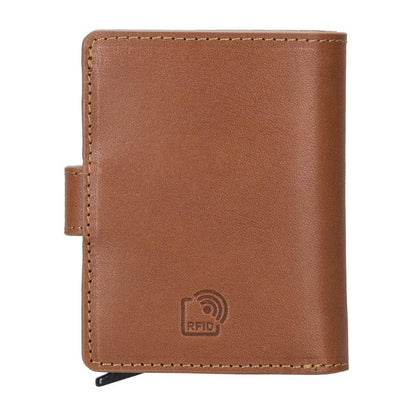 Bouletta Palermo Zip Mechanical Leather Card Holder