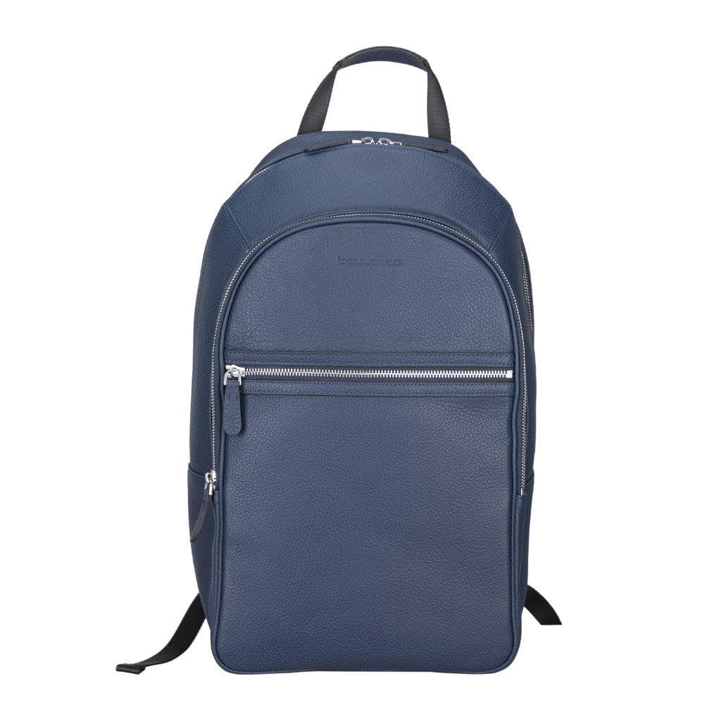 Bouletta Pella Genuine Leather Backpack & Rucksack - Handmade and Customizable Floater Blue