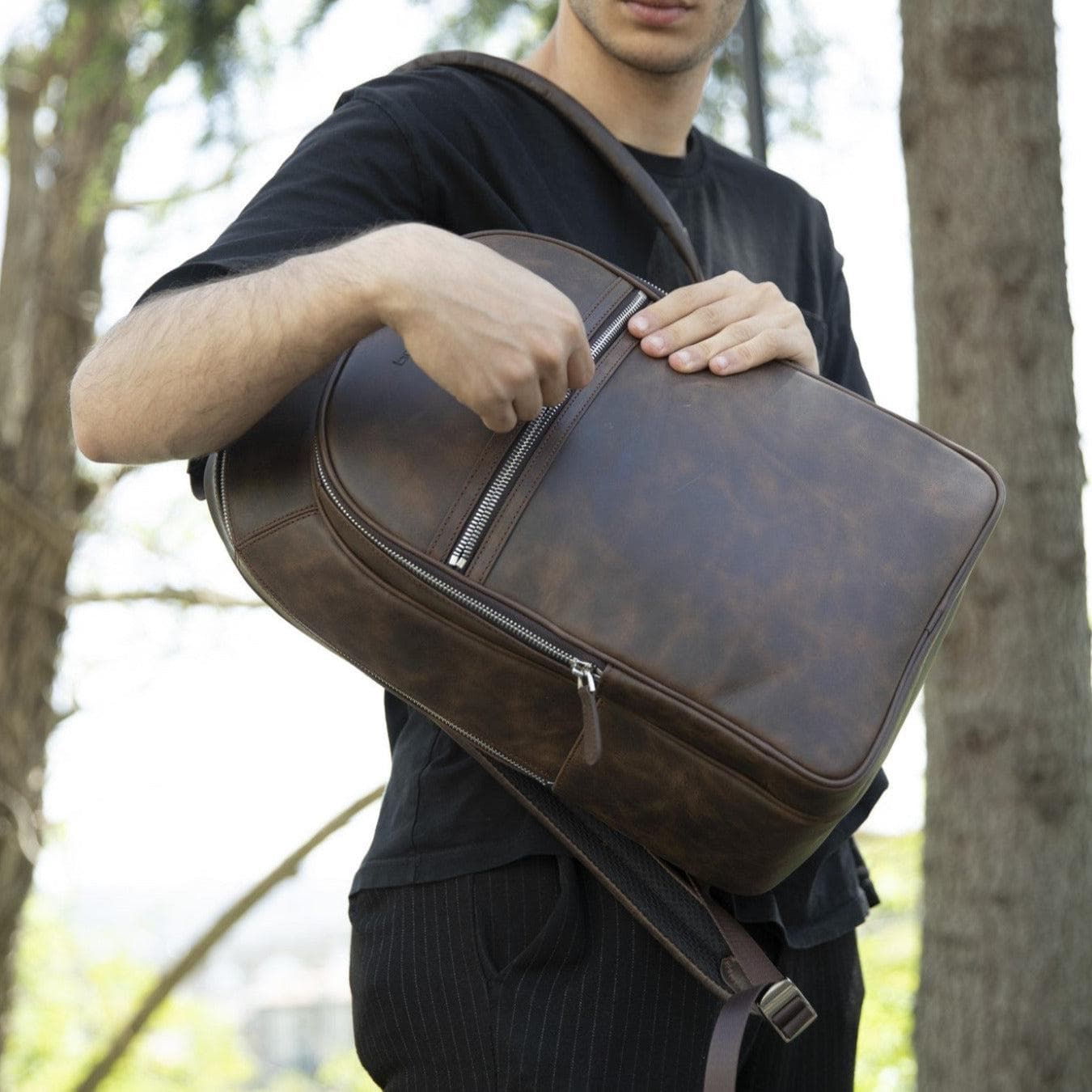 Bouletta Pella Genuine Leather Backpack & Rucksack - Handmade and Customizable