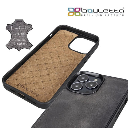 Bouletta Apple iPhone 13 Series Leather Case with Flexible Back Cover