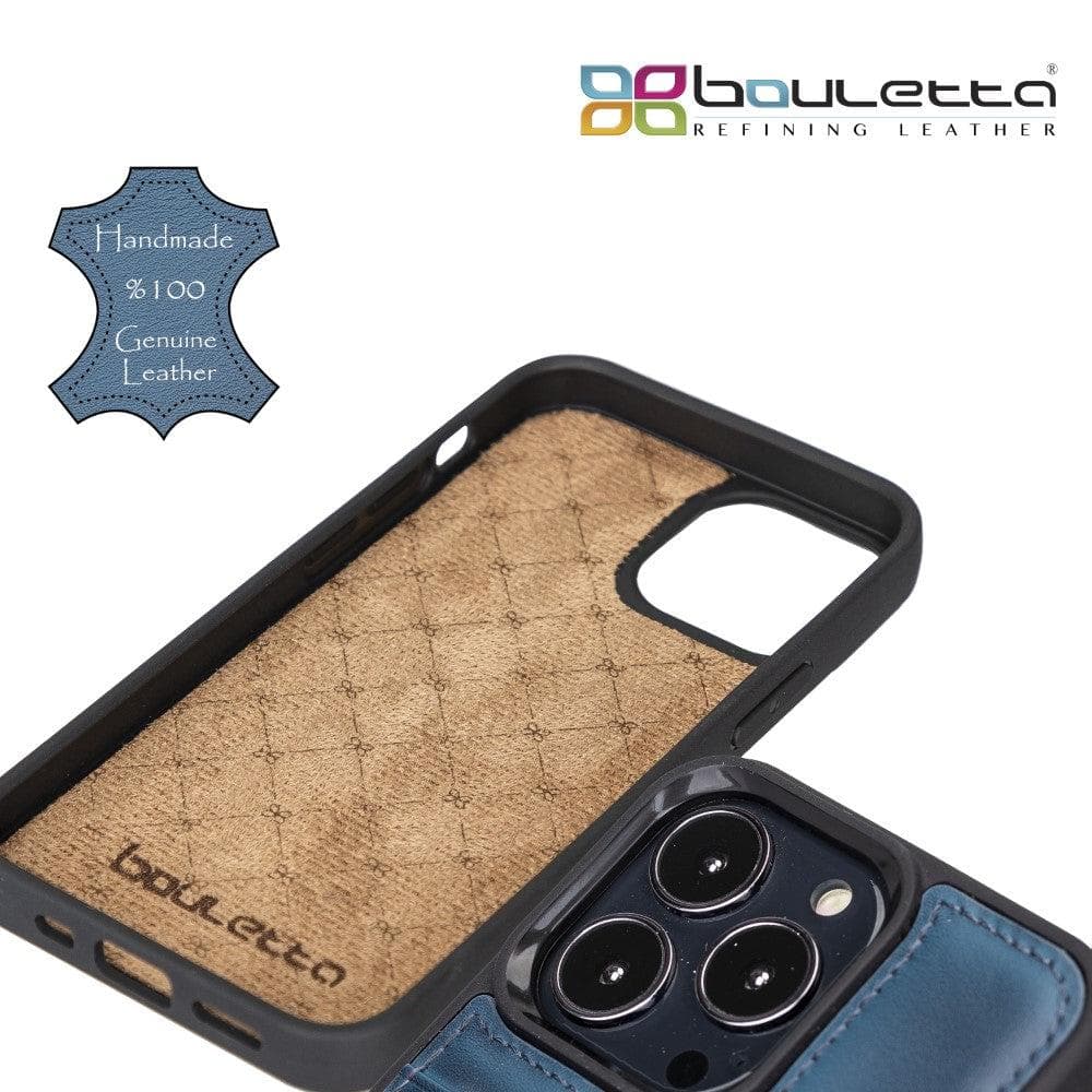 Bouletta Apple iPhone 13 Series Leather Case with Flexible Back Cover