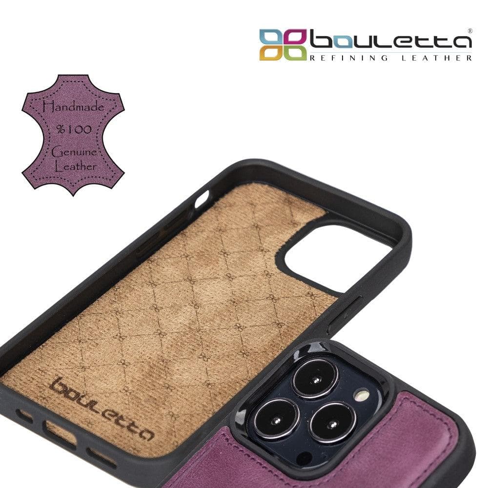 Bouletta Apple iPhone 13 Series Leather Case with Flexible Back Cover