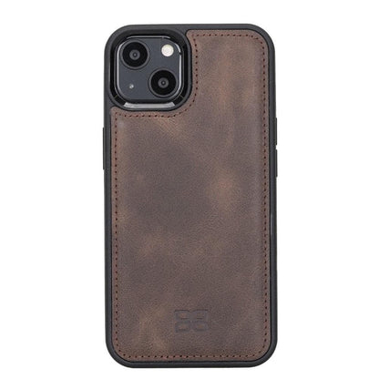 Bouletta Apple iPhone 13 Series Leather Case with Flexible Back Cover