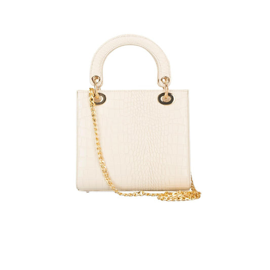 Bouletta Pinny Geniune Leather Women’s Bag Ivory Croc