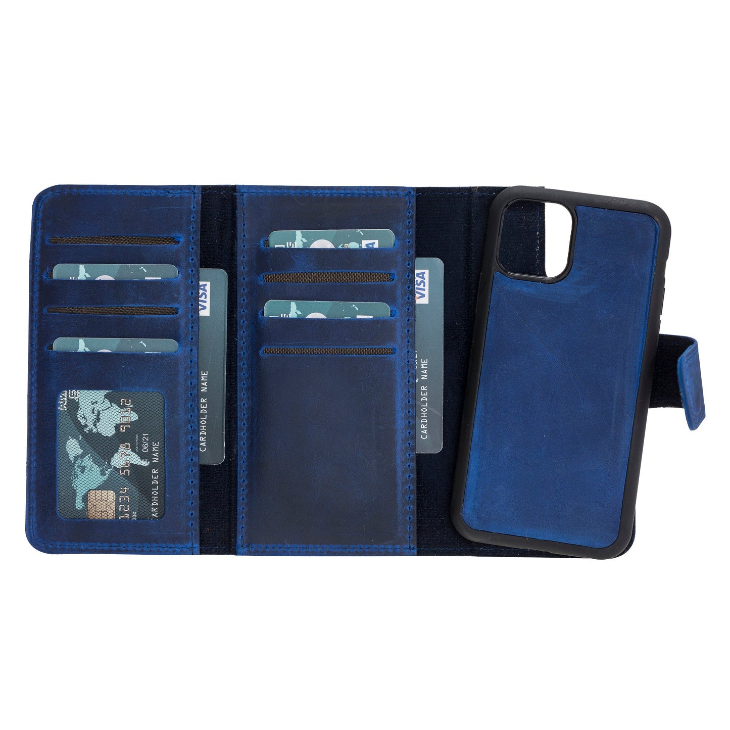 Santa iPhone 11 Pro Leather Detachable Wallet Case